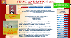 Desktop Screenshot of firstanimationart.com